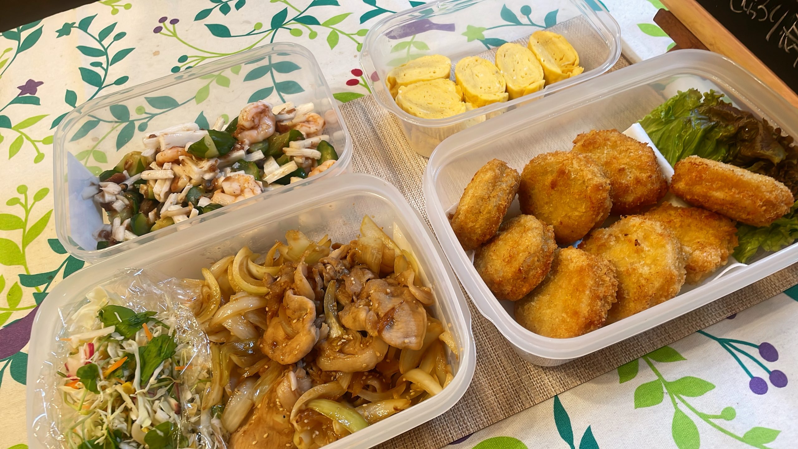 料理教室マンツーマン蓮根はさみ揚げセット