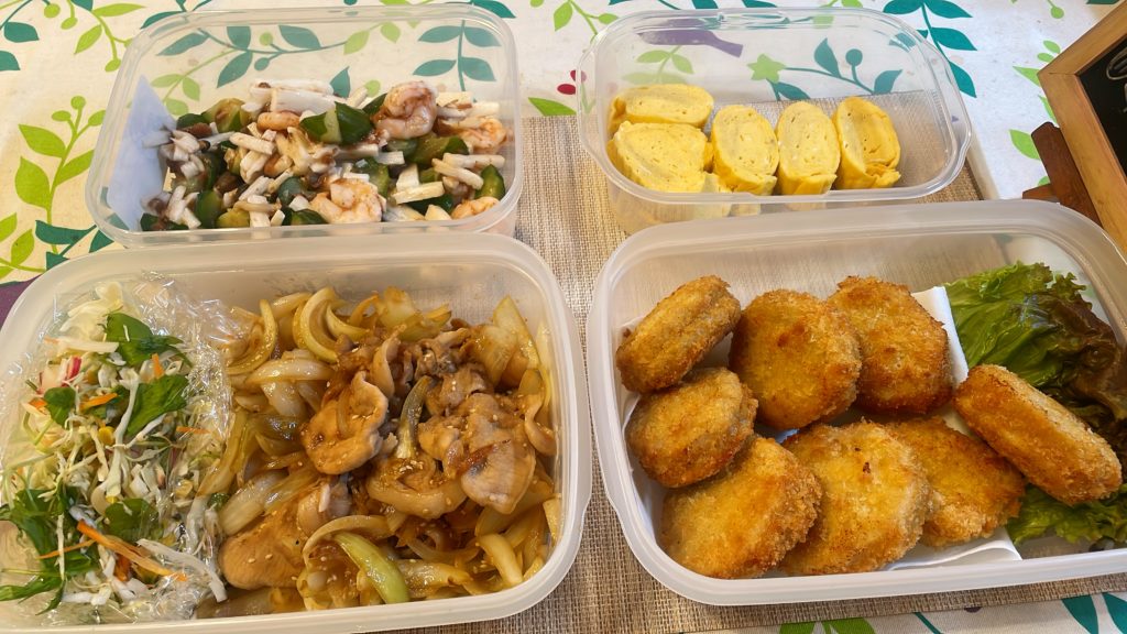 料理教室マンツーマン蓮根はさみ揚げセット