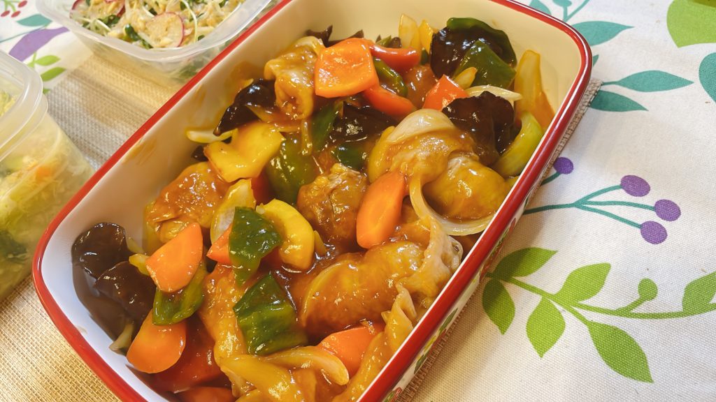 料理教室マンツーマン酢豚