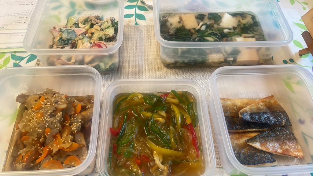 料理教室マンツーマンさばカラフル野菜あんかけセット