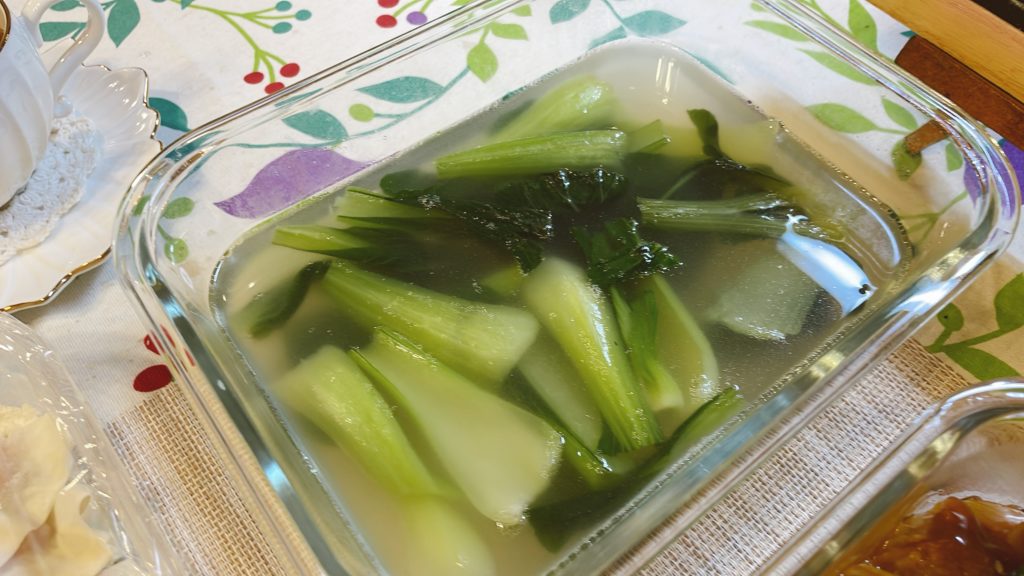 料理教室マンツーマンワンタンスープ