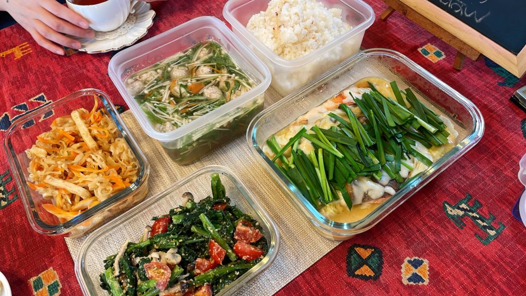 料理教室マンツーマン鮭のちゃんちゃん焼きセット