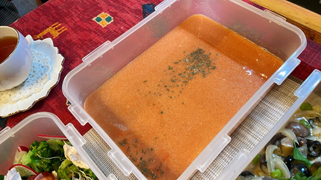 料理教室マンツーマントマトクリームスープ