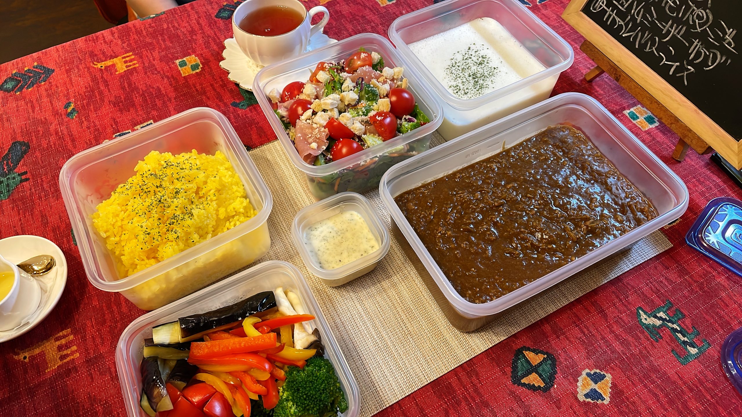 料理教室マンツーマンキーマカレーセット