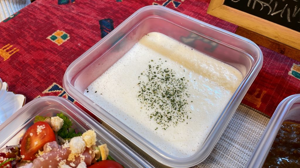 料理教室マンツーマンじゃがいもポタージュ