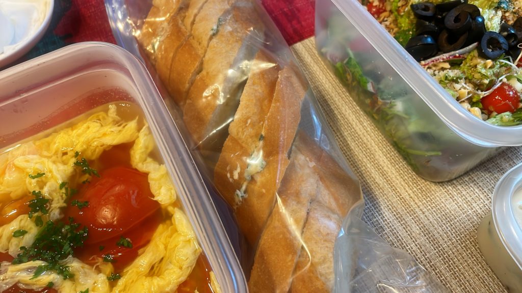 料理教室マンツーマンガーリックトースト