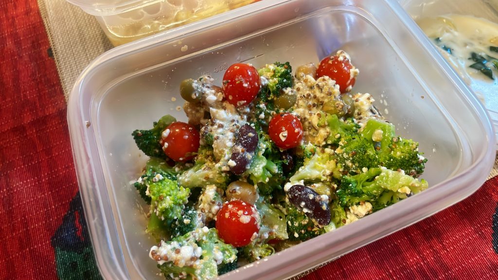 料理教室マンツーマンブロッコリーチーズ