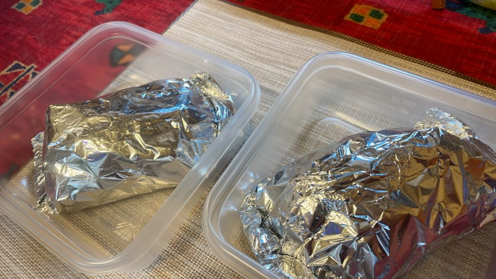 料理教室マンツーマン鮭ホイル包み焼