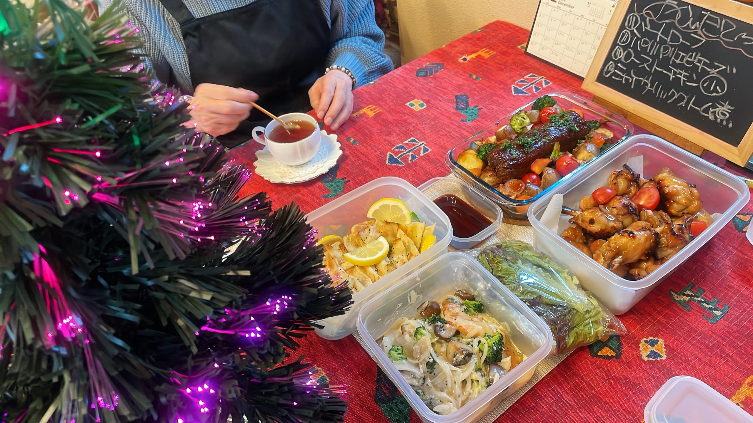 料理教室マンツーマンミートローフセット