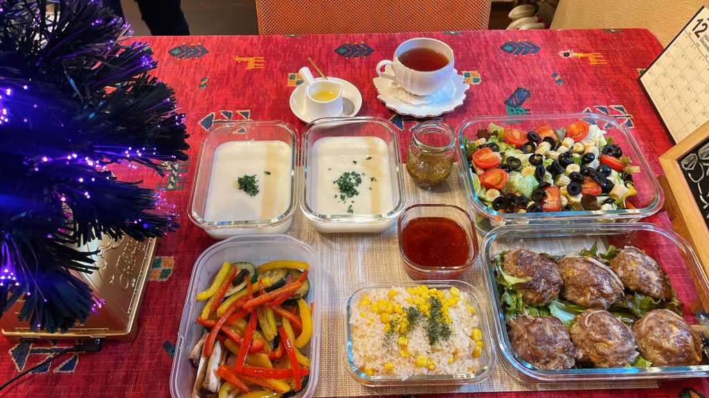 料理教室マンツーマンじゃがチーズバーグセット