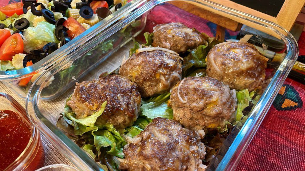 料理教室マンツーマンじゃがチーズバーグ