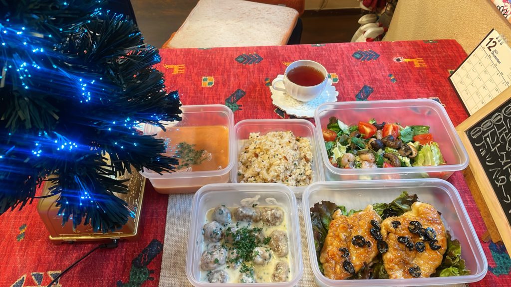 料理教室マンツーマンガーリックハニーチキンセット