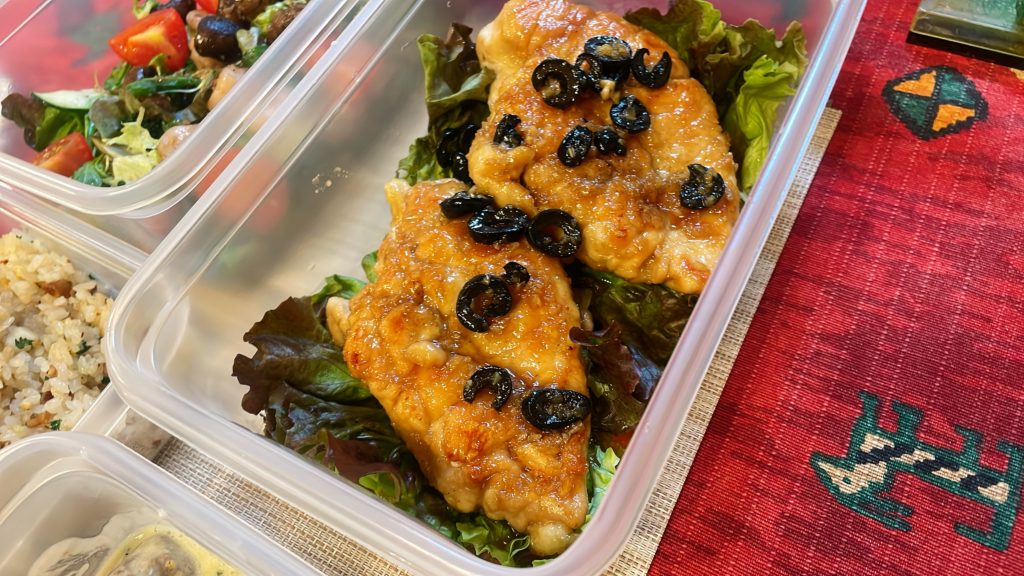 料理教室マンツーマンガーリックハニーチキン