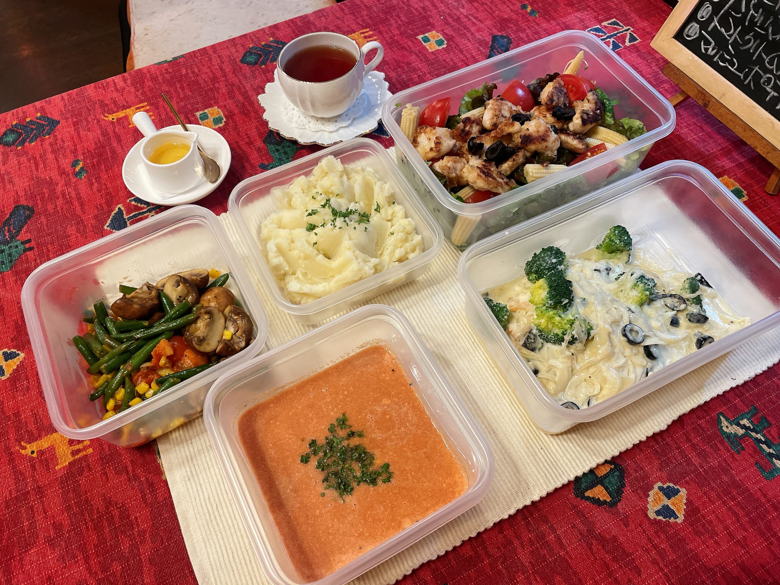 料理教室マンツーマン鮭ガーリッククリーム煮セット