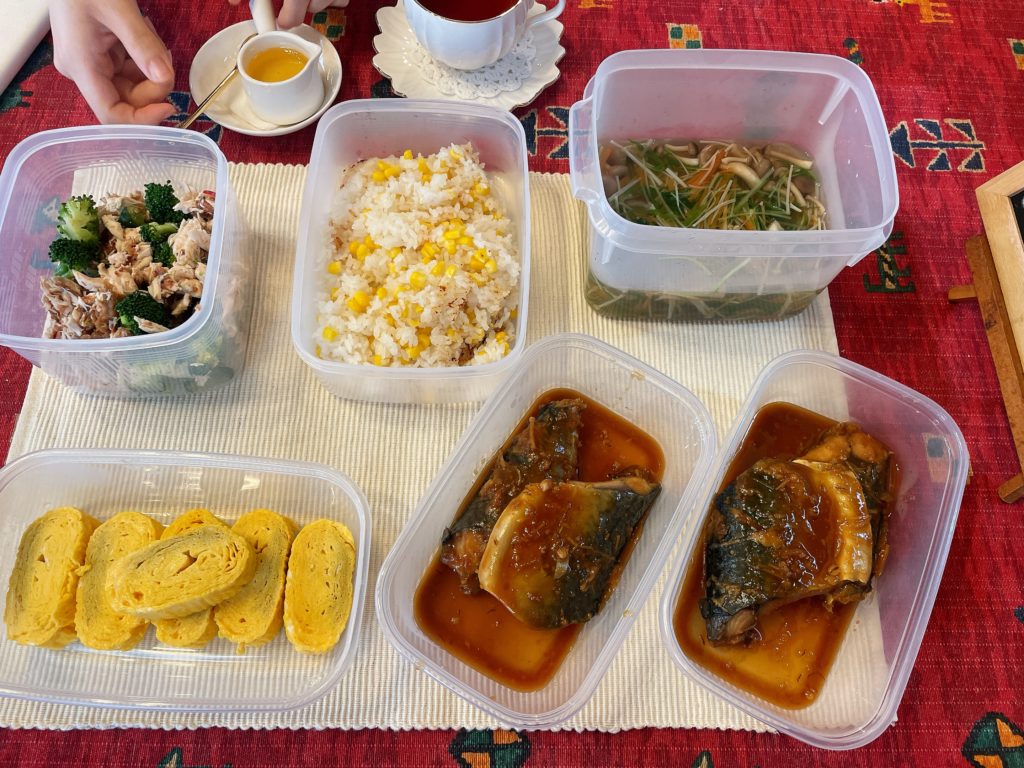 料理教室マンツーマンサバの味噌煮セット