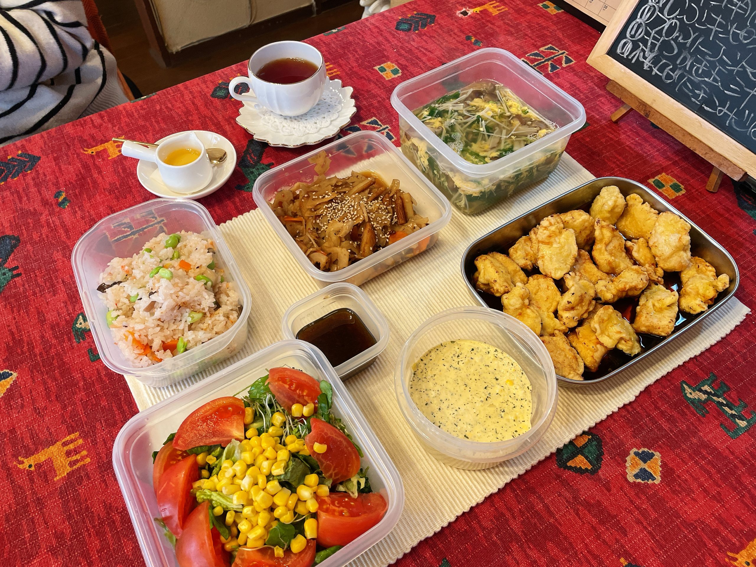 料理教室マンツーマンチキン南蛮セット