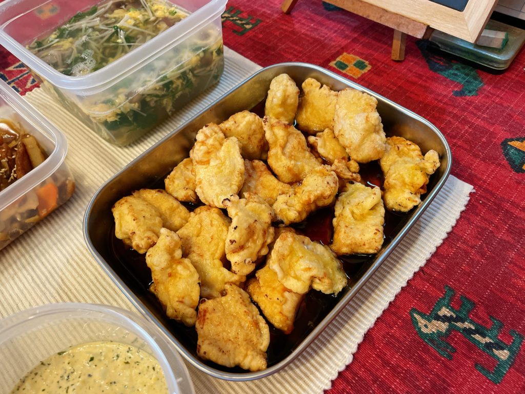 料理教室マンツーマンチキン南蛮