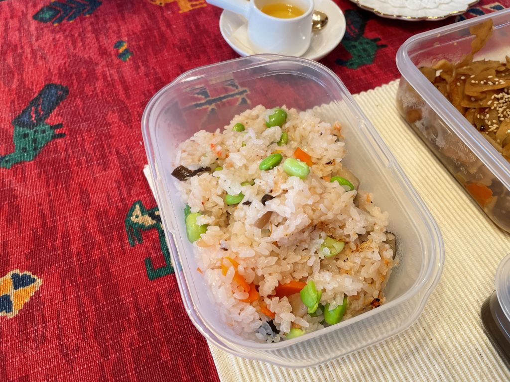 料理教室マンツーマン桜えび炊き込みご飯