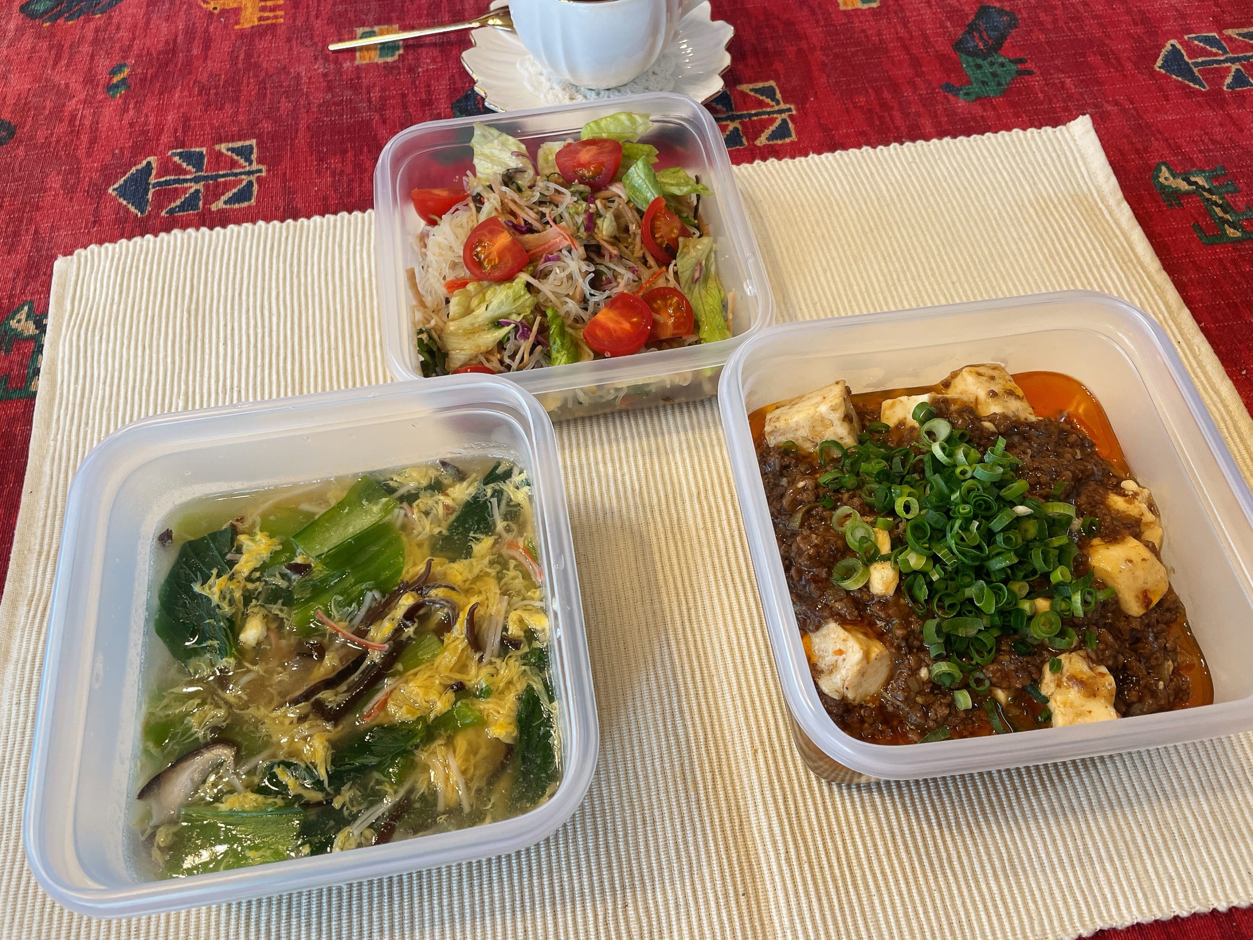 料理教室マンツーマン麻婆豆腐セット