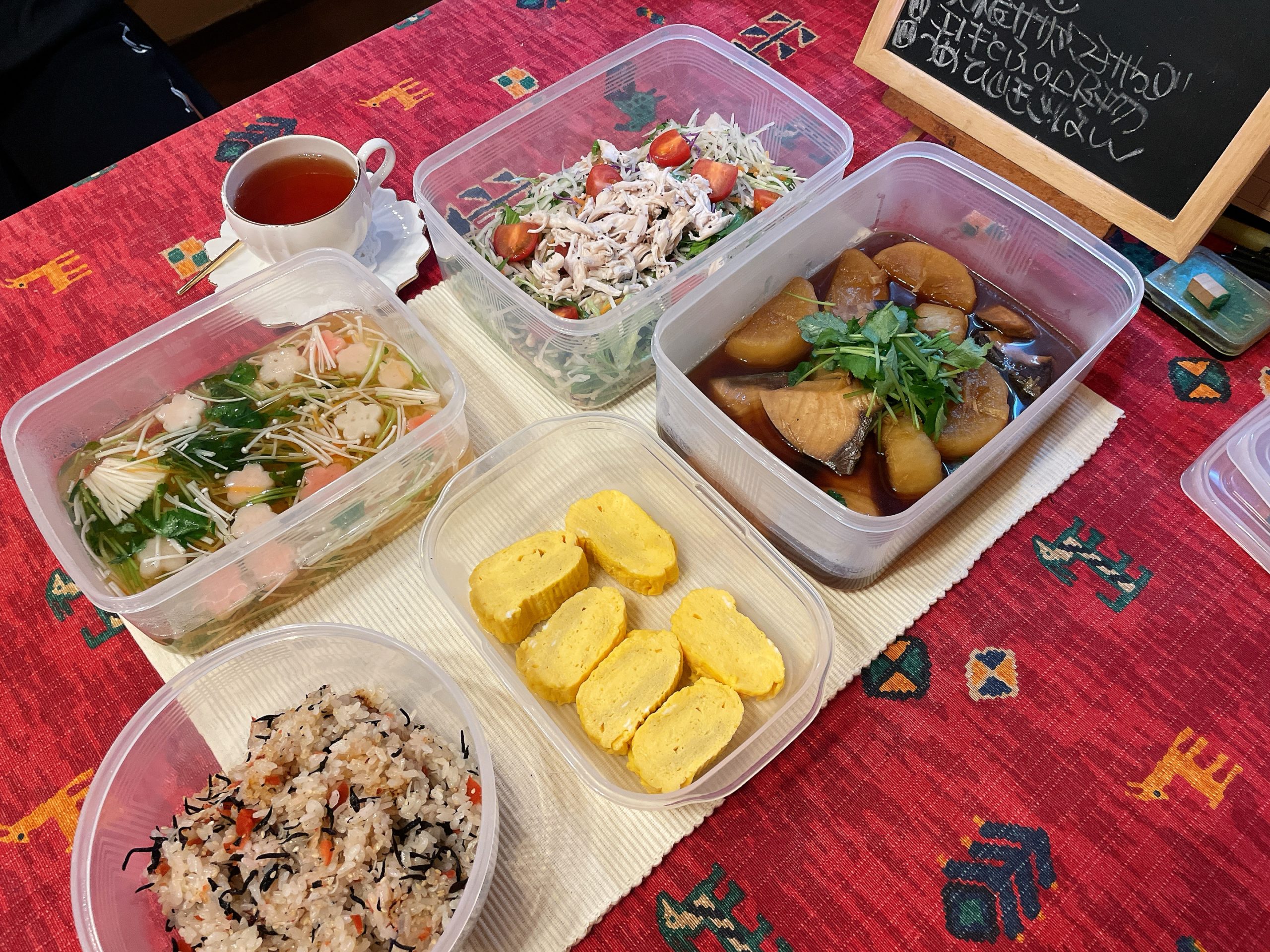 料理教室マンツーマンぶり大根セット