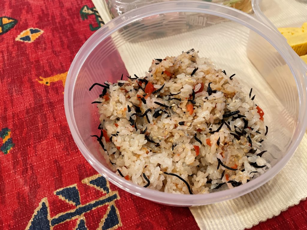 料理教室マンツーマン梅ひじきごはん