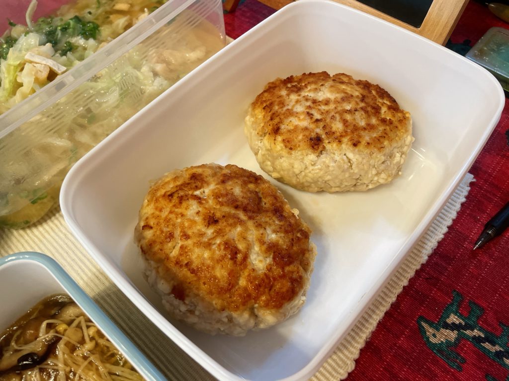 料理教室マンツーマン豆腐ハンバーグ