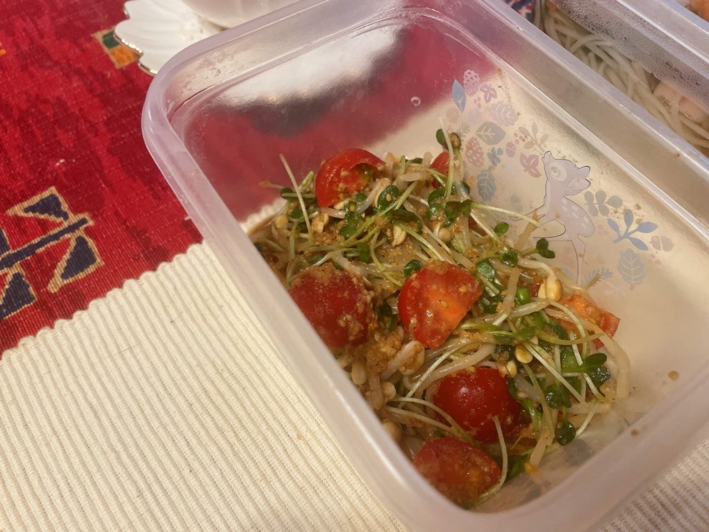 料理教室マンツーマンもやしナムル風