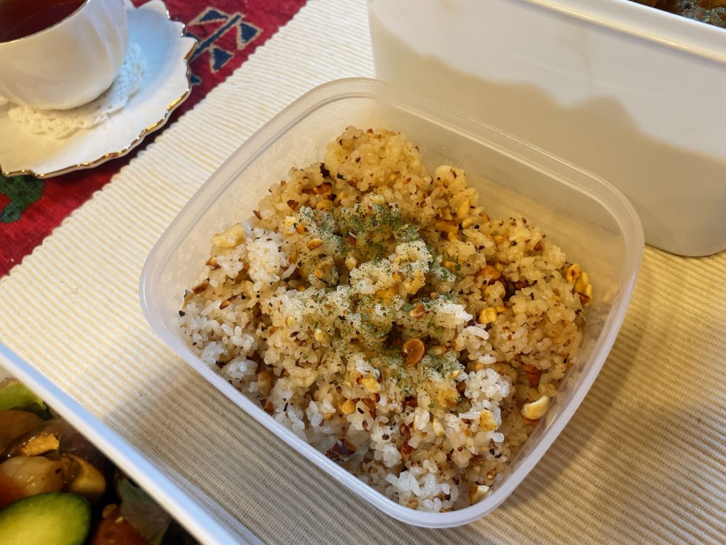 料理教室マンツーマンナッツバターライス