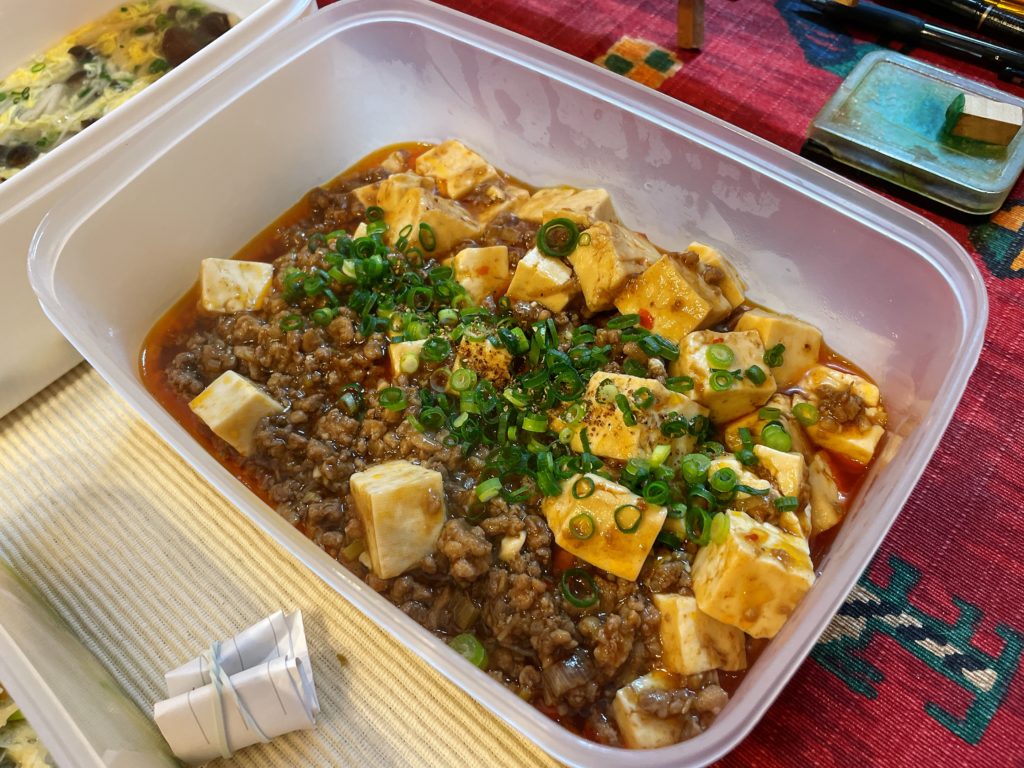 料理教室マンツーマン麻婆豆腐