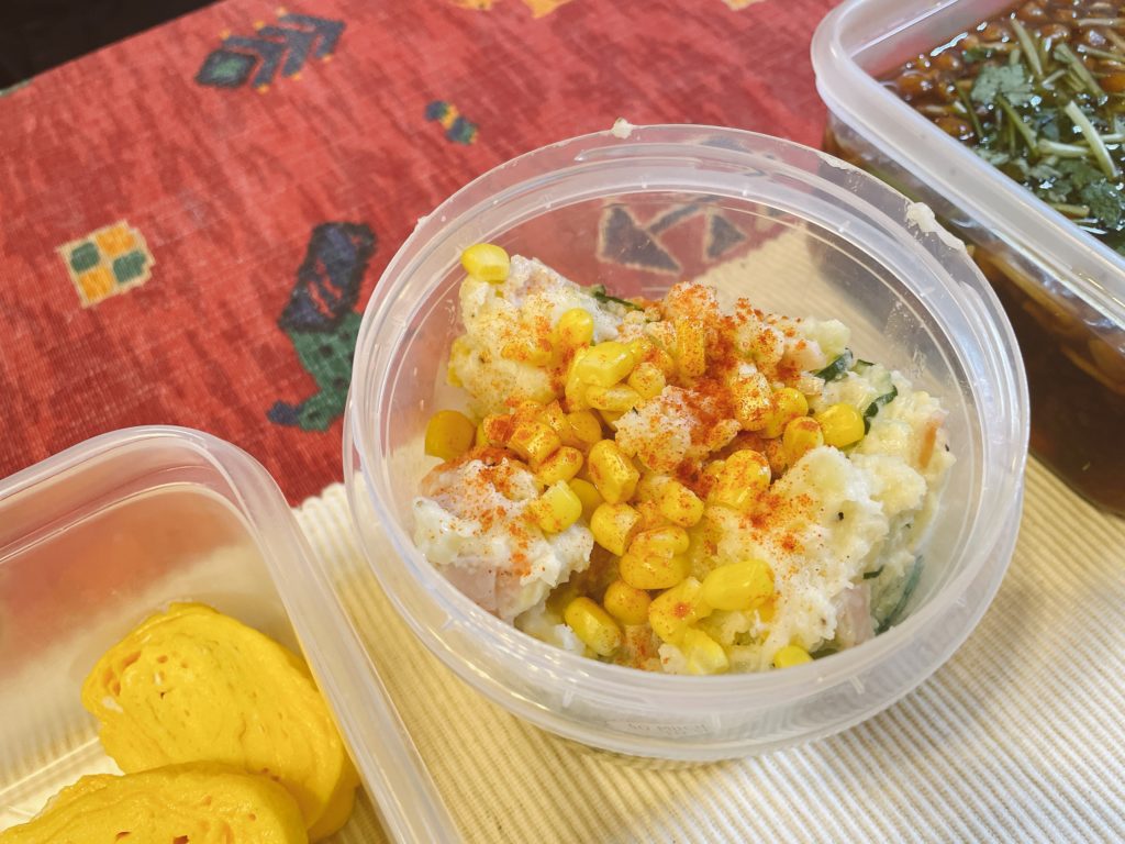 料理教室マンツーマンポテトサラダ