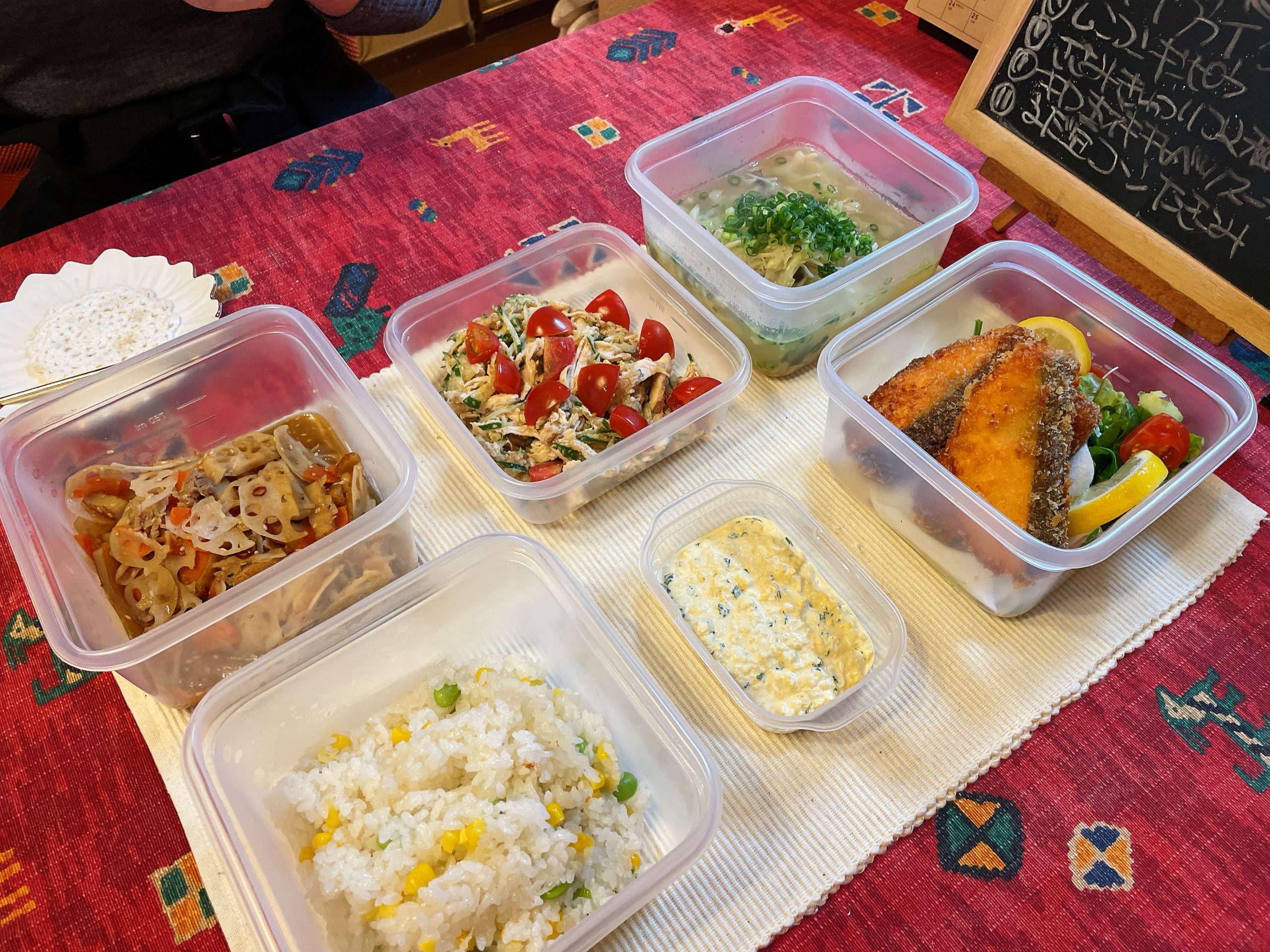 料理教室マンツーマン鮭フライセット