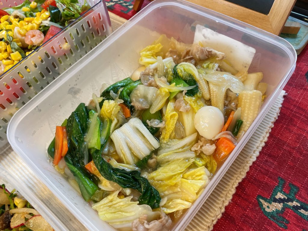 料理教室マンツーマン八宝菜