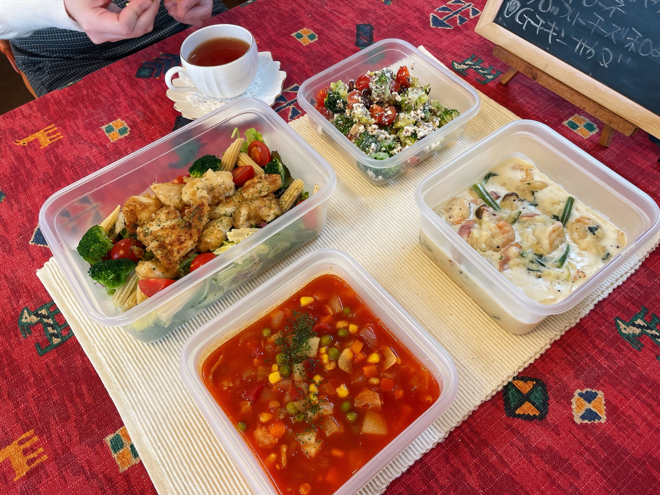 料理教室マンツーマンクリームパスタソースセット