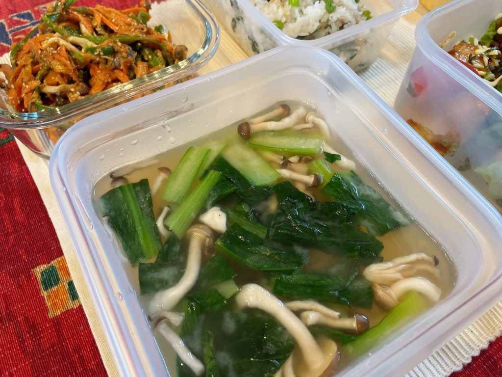 料理教室マンツーマン里芋味噌汁