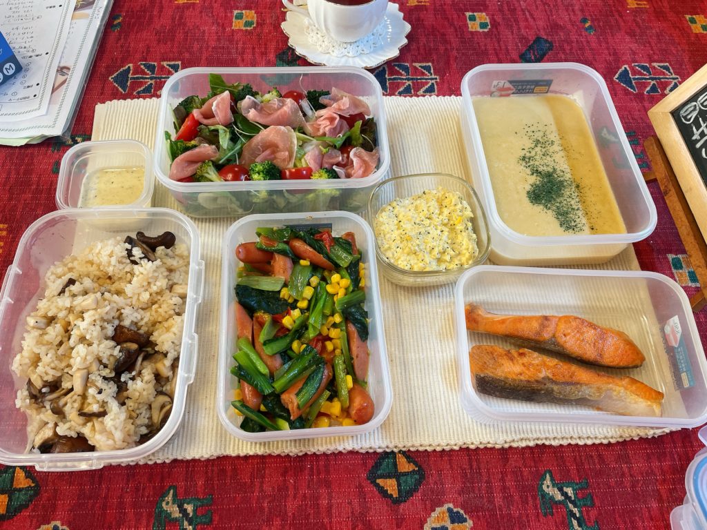 料理教室マンツーマン鮭ムニエルセット