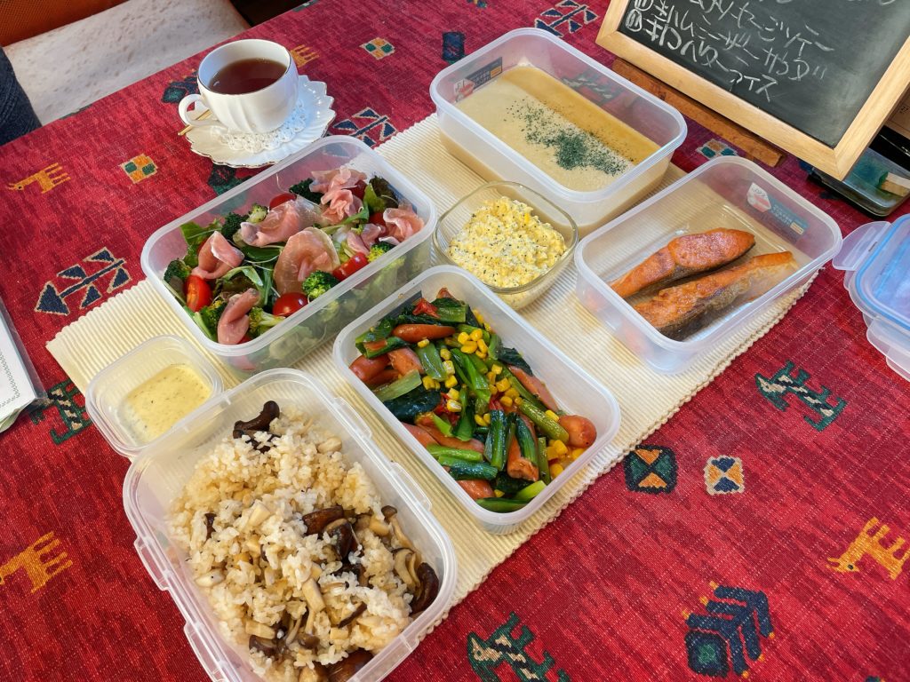 料理教室マンツーマン鮭ムニエルセット