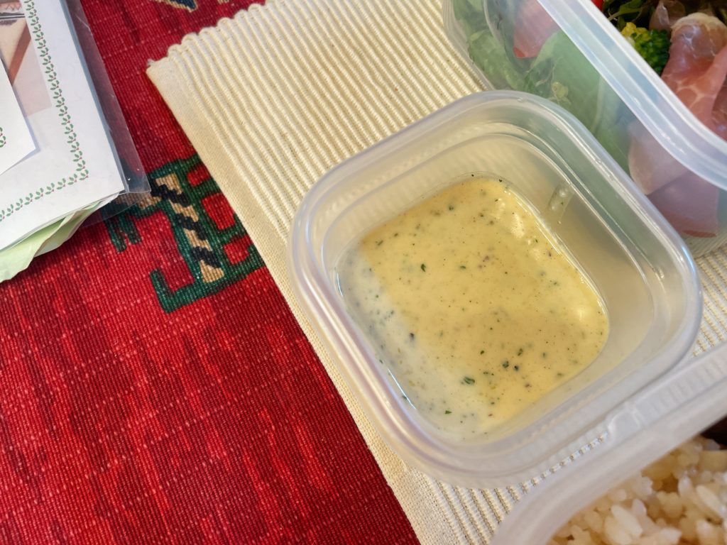 料理教室マンツーマンシーザードレッシング