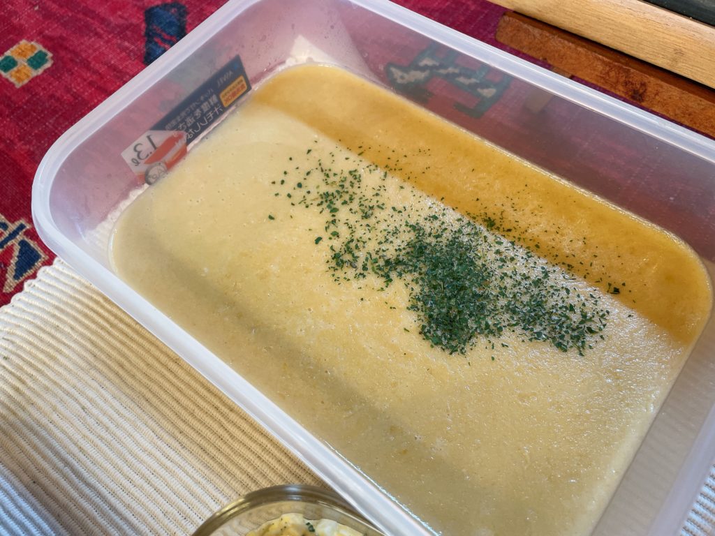 料理教室マンツーマンコーンスープ