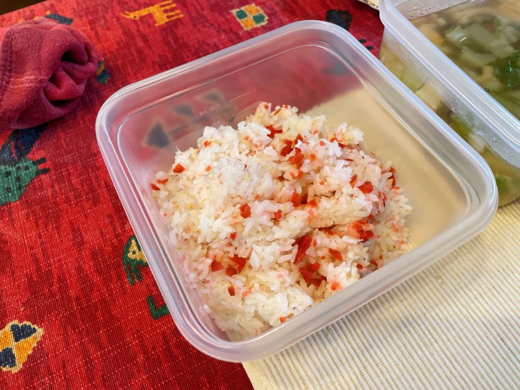 料理教室マンツーマン梅じゃこごはん