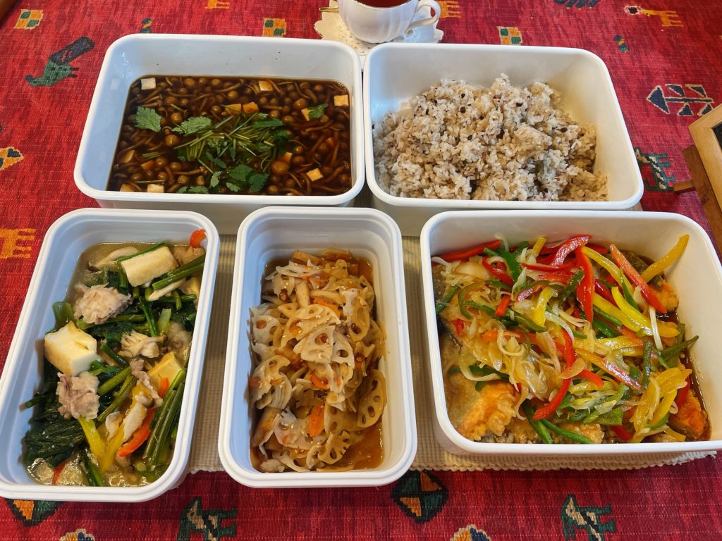 料理教室マンツーマンカラフル鮭南蛮漬けセット