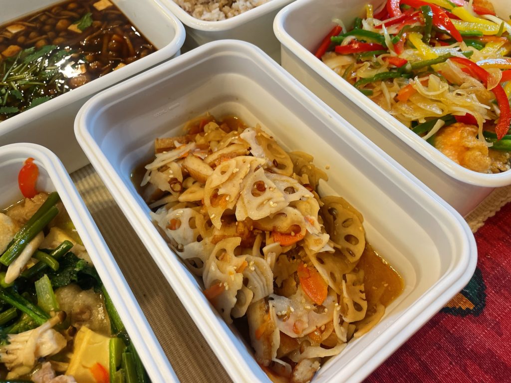 料理教室マンツーマンレンコンきんぴら