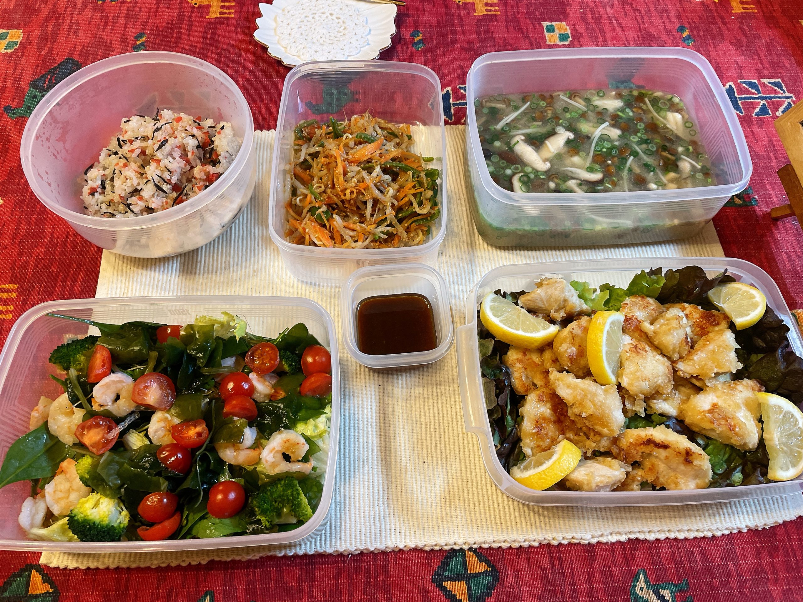 料理教室マンツーマンガーリックナゲット風セット