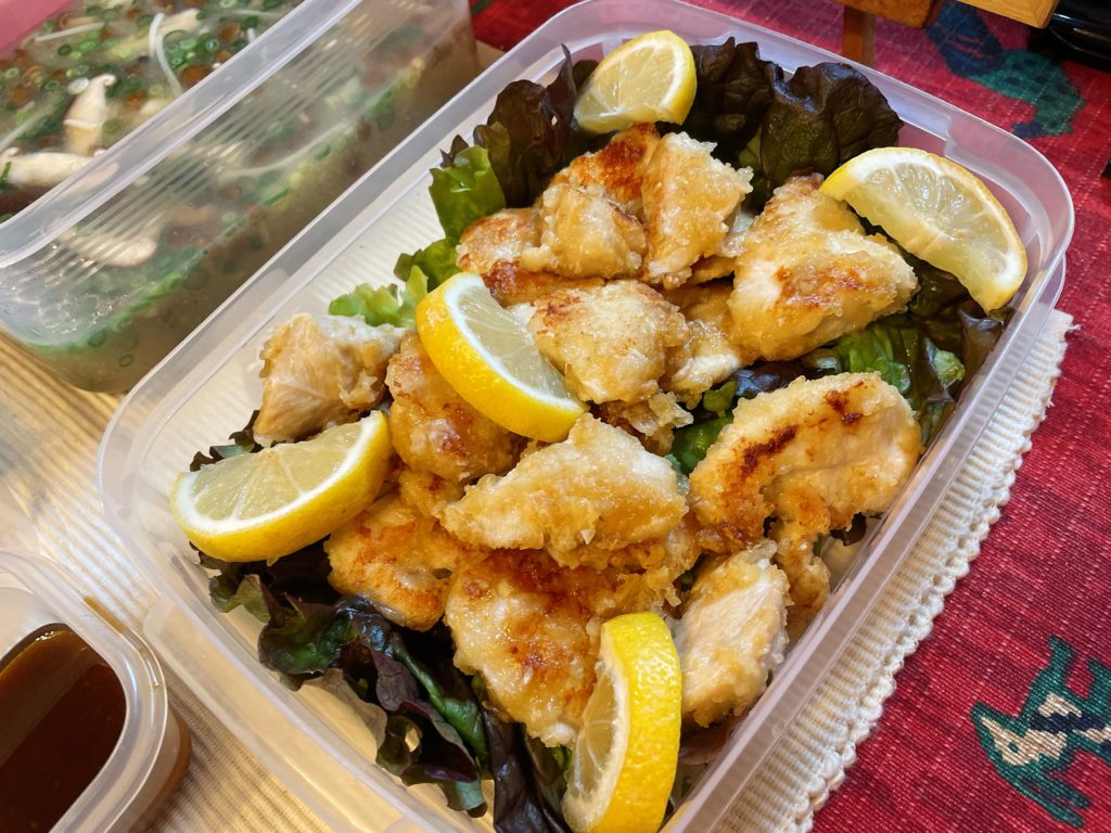 料理教室マンツーマンガーリックチキン風