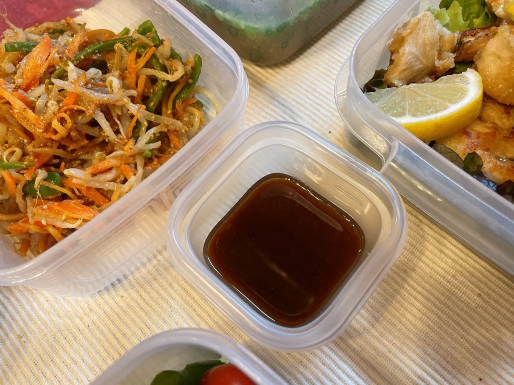 料理教室マンツーマンエビサラダドレッシング