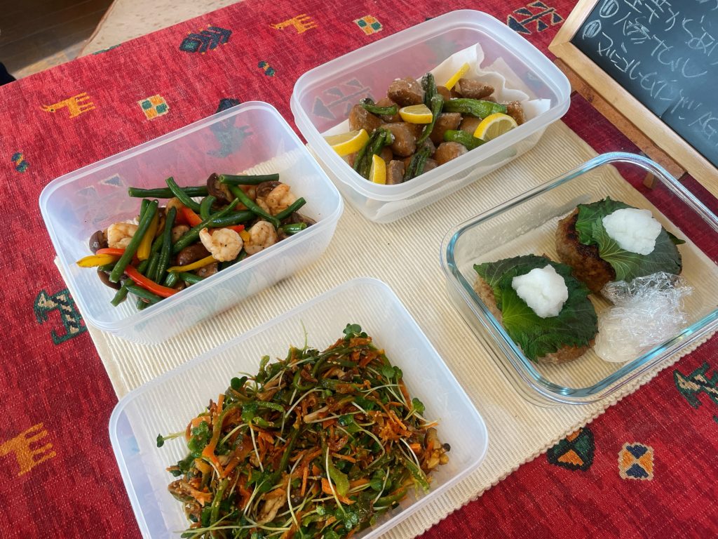 料理教室マンツーマン和風おろしハンバーグセット