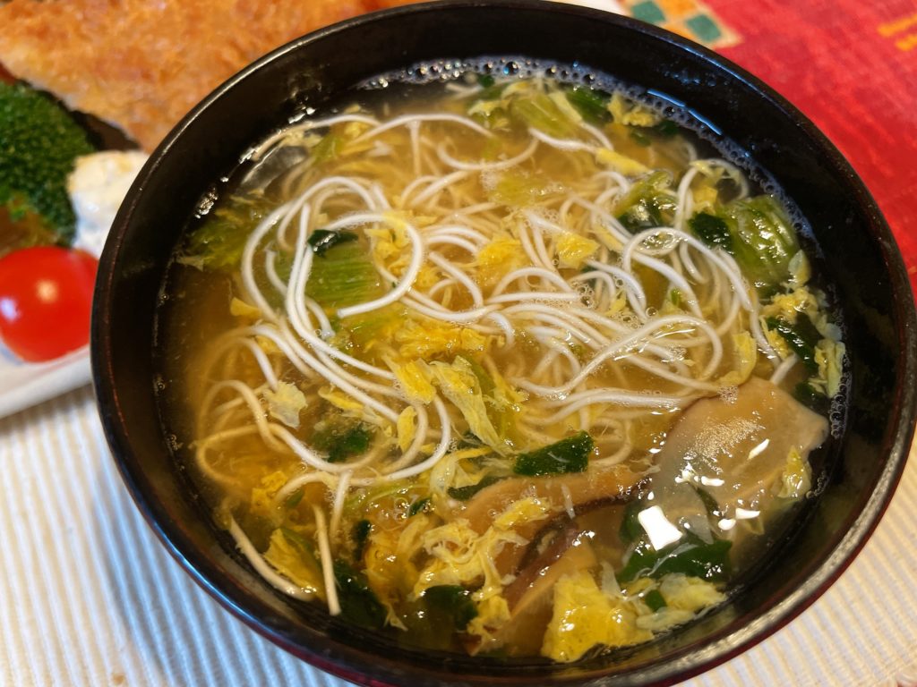 料理教室マンツーマン素麺お吸い物