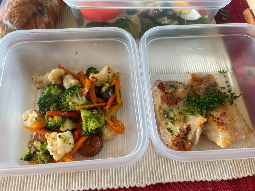 料理教室マンツーマンチキンガーリックソテー