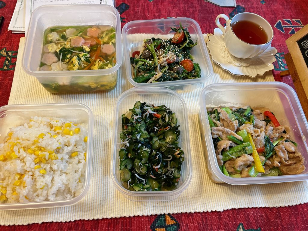 料理教室マンツーマン豚小松菜味噌炒めセット