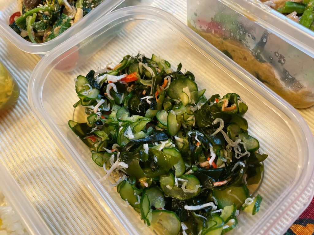 料理教室マンツーマンきゅうり酢の物