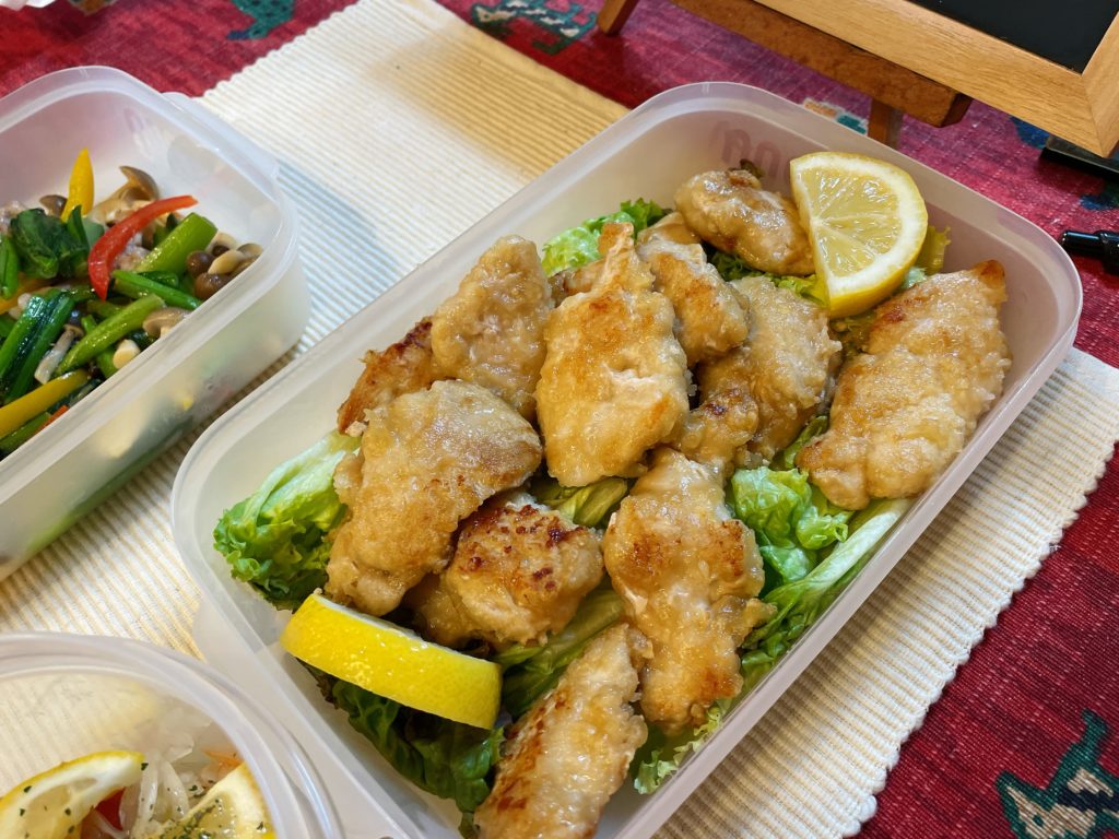 料理教室マンツーマンチキンガーリックナゲット風